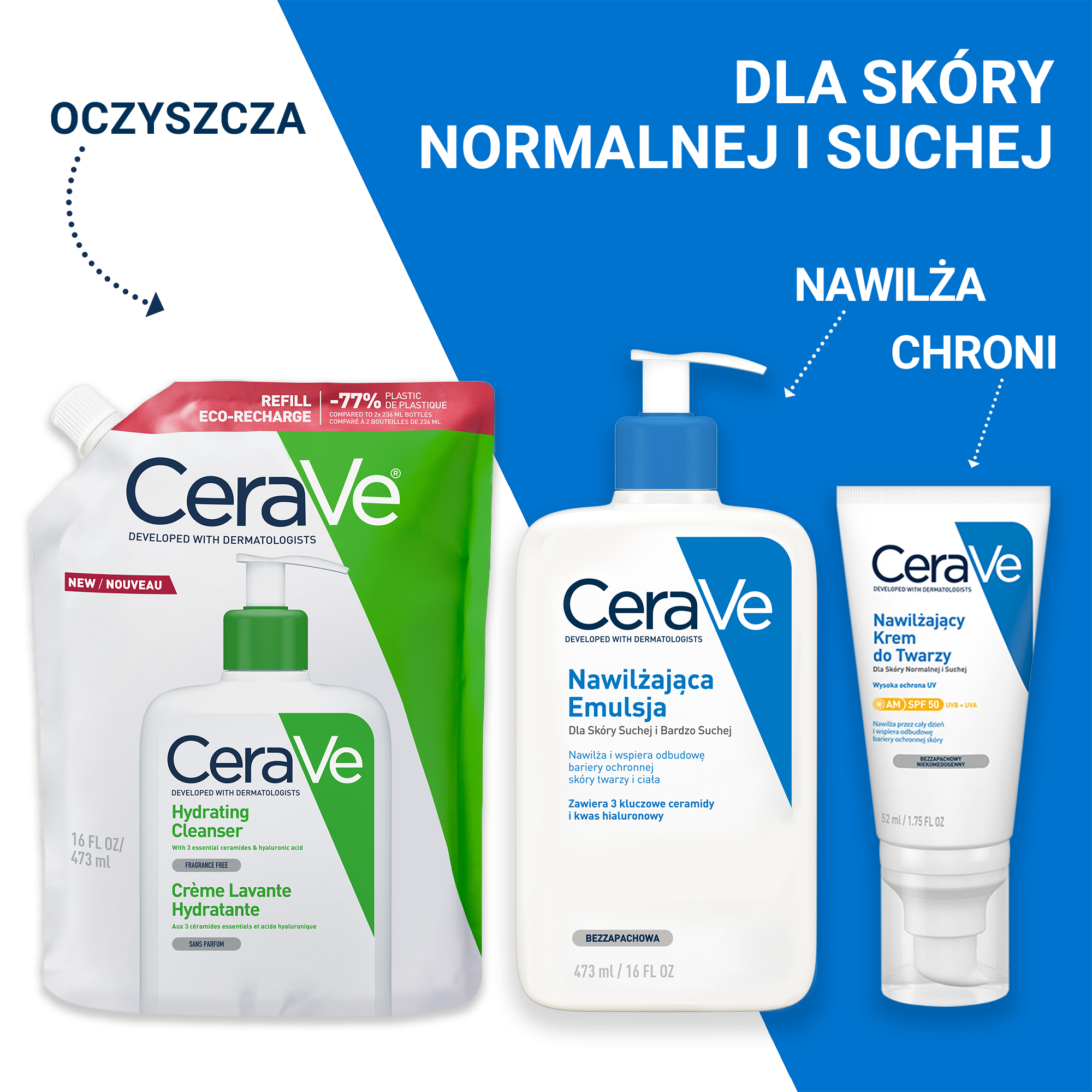 CeraVe Refill Emulsja do mycia, 473 ml