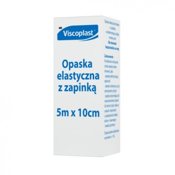 VISCOPLAST OPASKA ELASTYCZNA Z ZAPINKĄ 5 m x 10 cm - 1 szt.