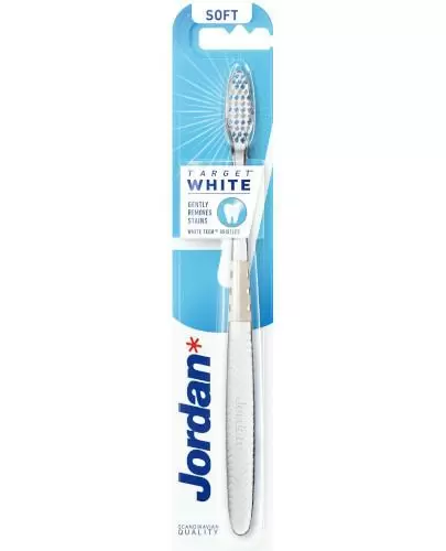 Jordan Target White Soft szczoteczka do zębów miękka 1 sztuka zdjęcie