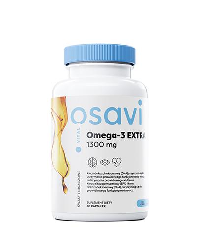 Omega-3 Extra 1300 mg cytryna, 60 kaps., cena, wskazania, właściwości zdjęcie