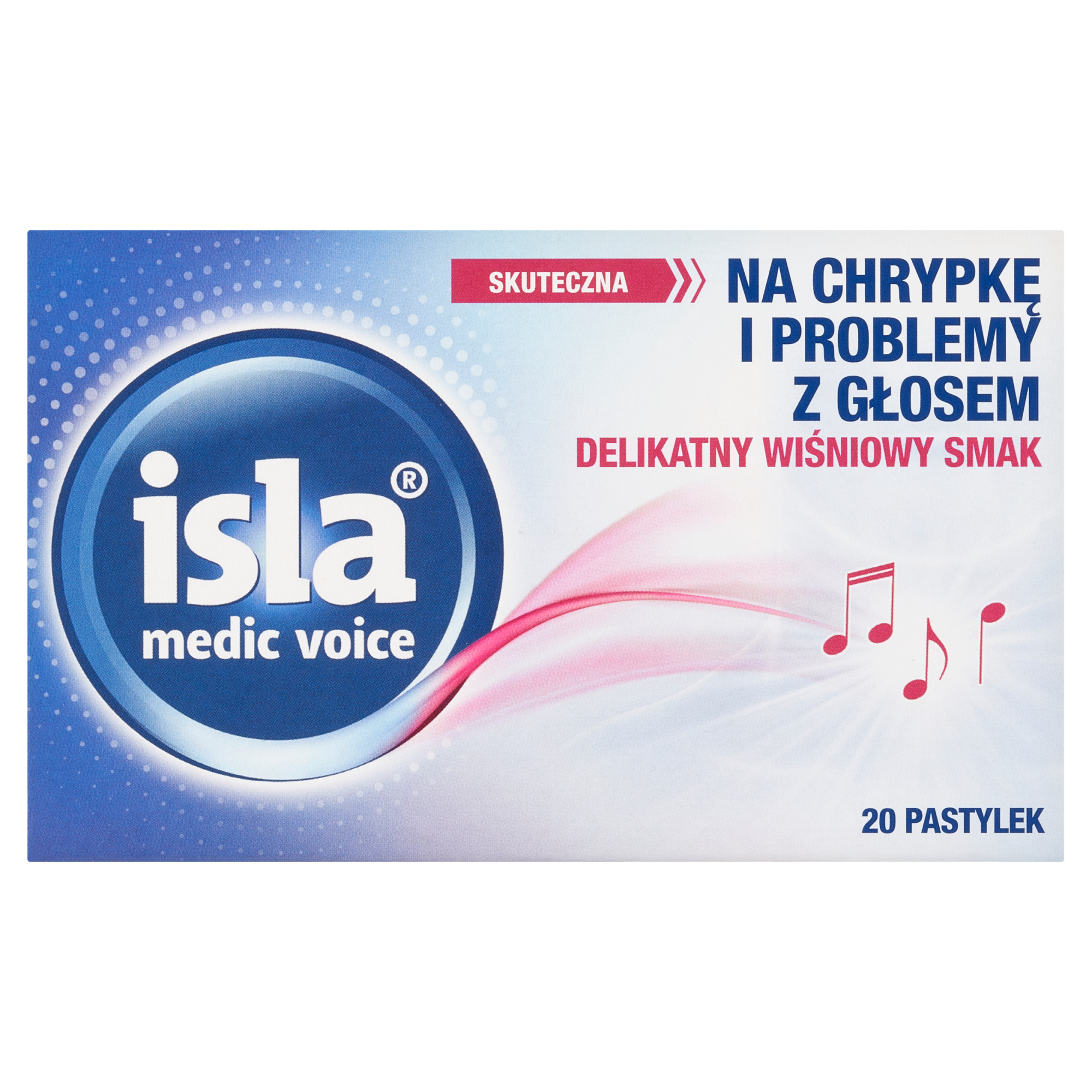 Isla Medic Voice 20 pastylek do ssania zdjęcie