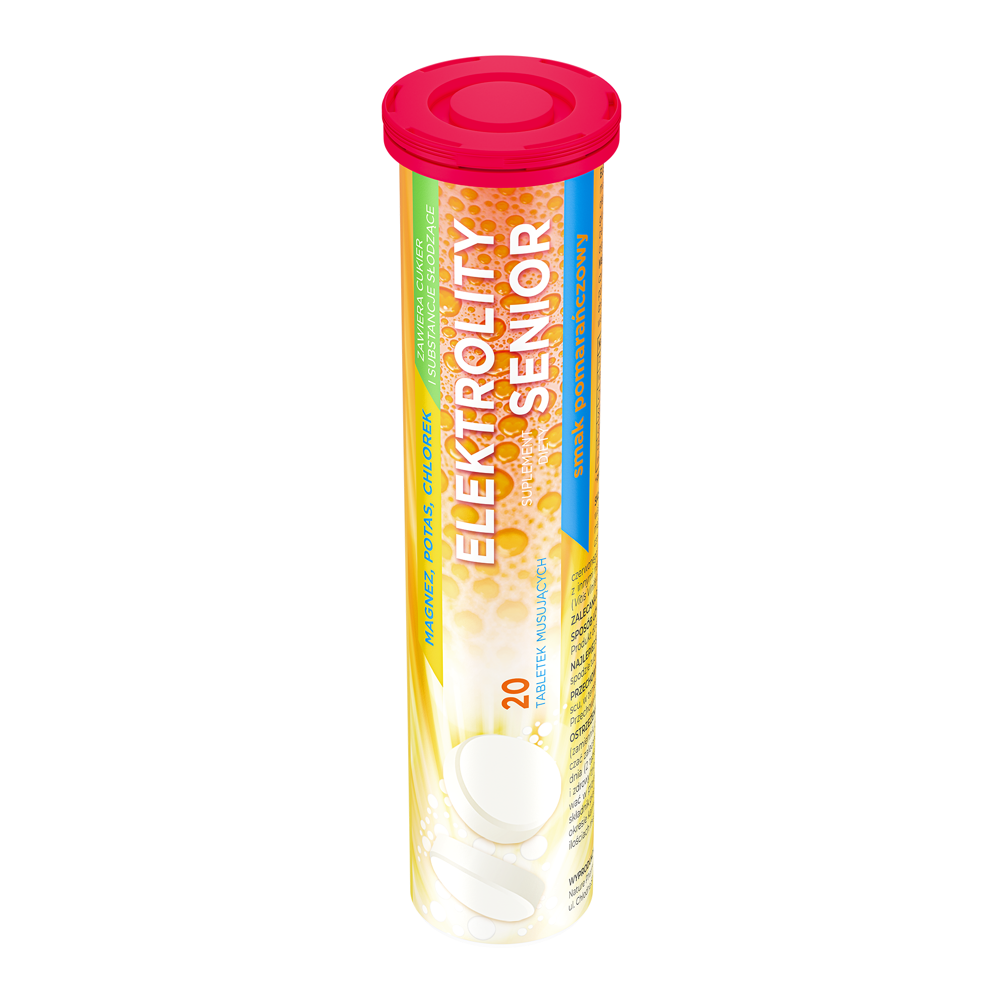 Elektrolity Senior, 2 x 20 tabletek musujących