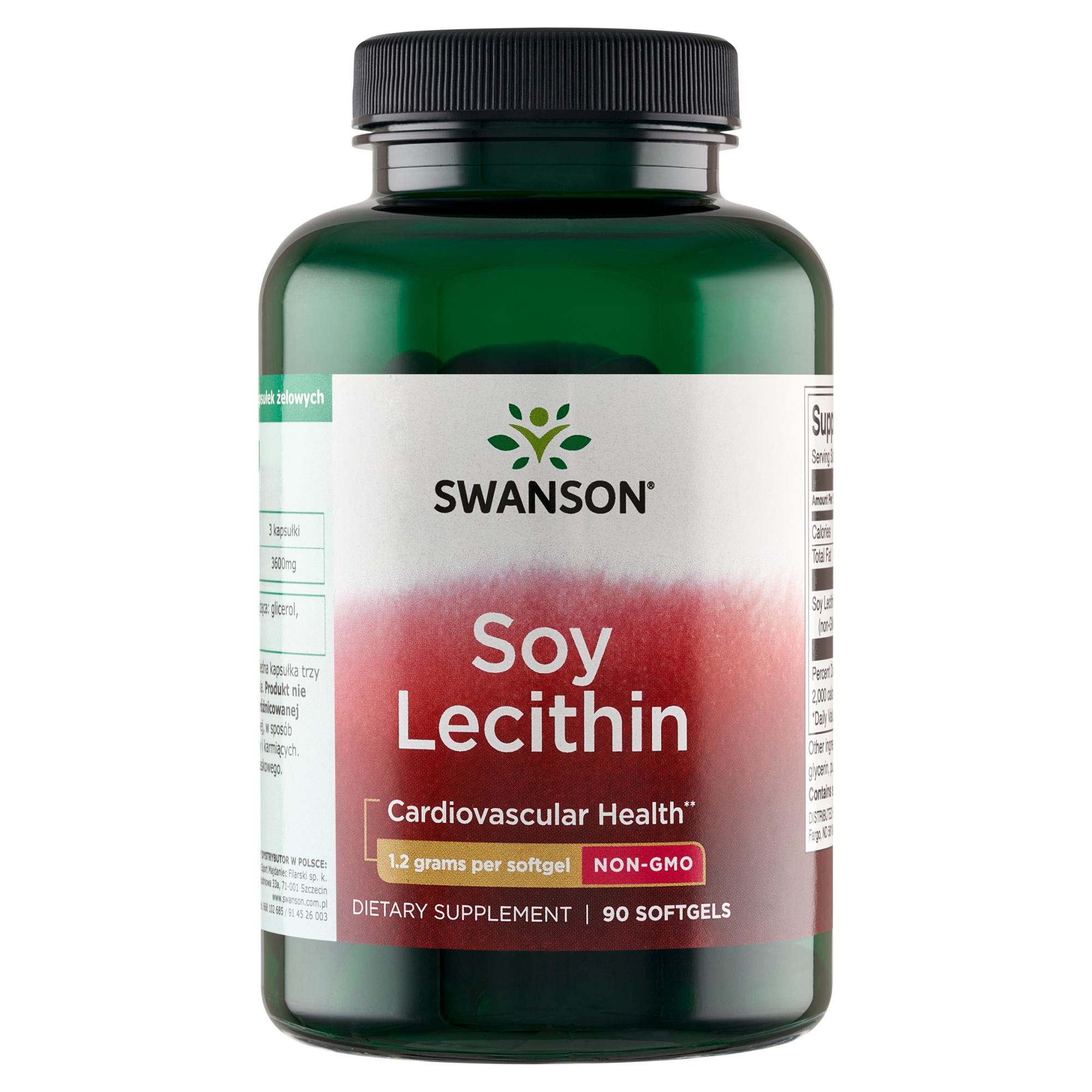 Swanson Soy Lecithin (Lecytyna) 1200 mg 90 kapsułek