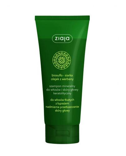 ZIAJA Szampon mineralny keratolityczny biosulfo - siarka olejek z werbeny - 200 ml - cena, opinie, właściwości  zdjęcie