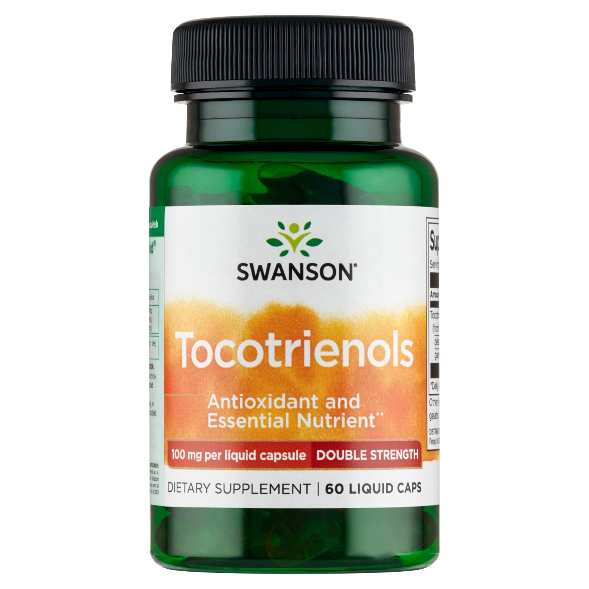 SWANSON Tokotrienole Forte DeltaGold z Annatto 100 mg - 60 kaps. zdjęcie