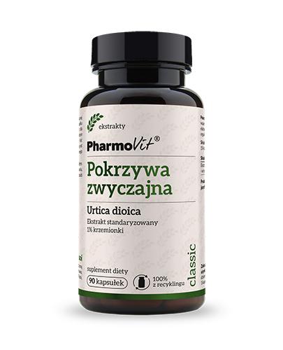 PharmoVit Pokrzywa zwyczajna 1% krzemionki, 90 kapsułek zdjęcie