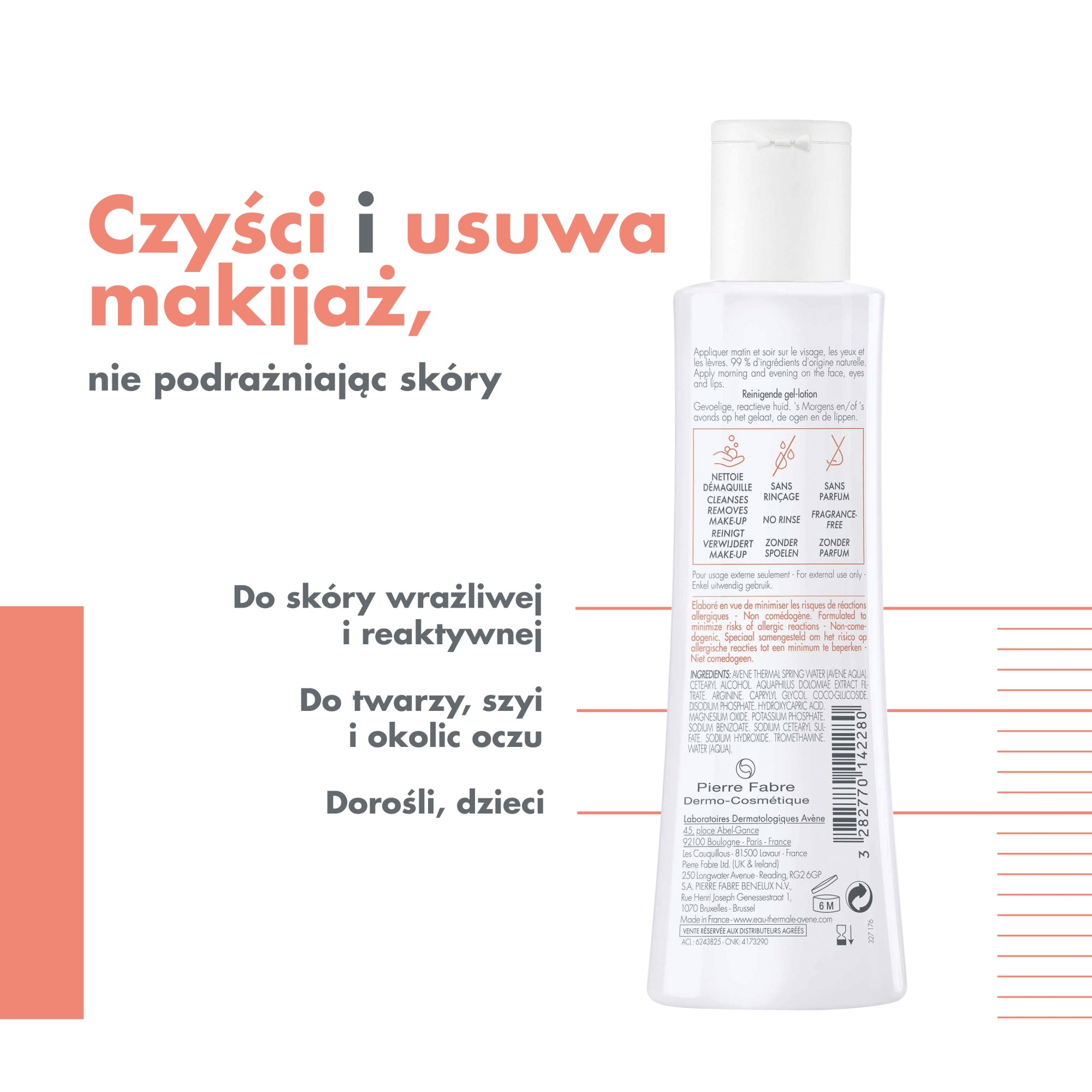 Avene Tolérance Żel Balsam oczyszczający, 200 ml