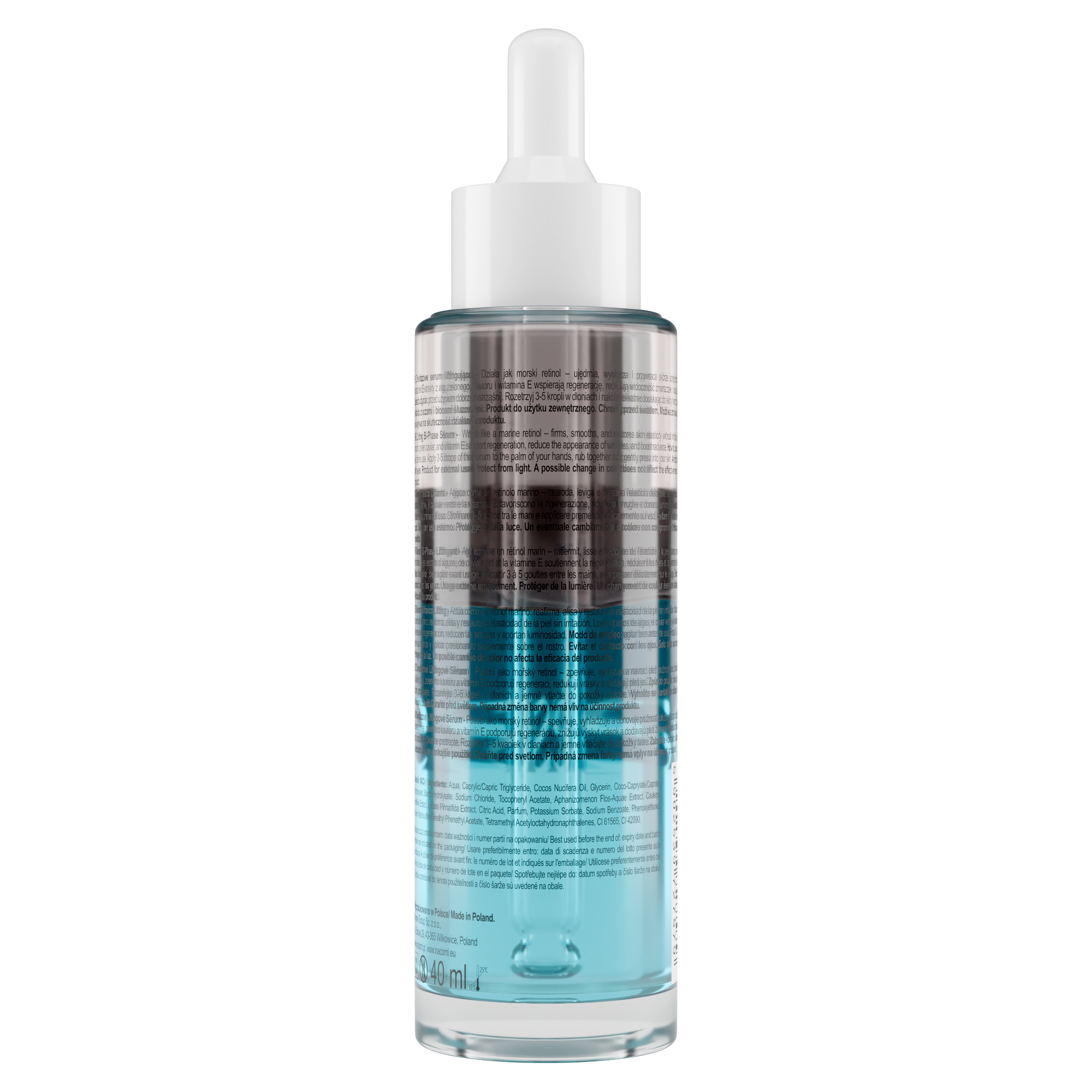 Nacomi Marine Retinol Key Dwufazowe serum liftingujące, 40 ml