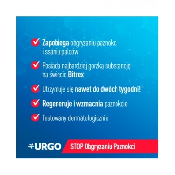 URGO Stop obgryzaniu paznokci & regeneracja, 9 ml