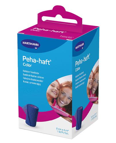 Hartmann Peha-haft blue (wersja ELR) opaska podtrzymująca, 8 cm x 4 m  zdjęcie