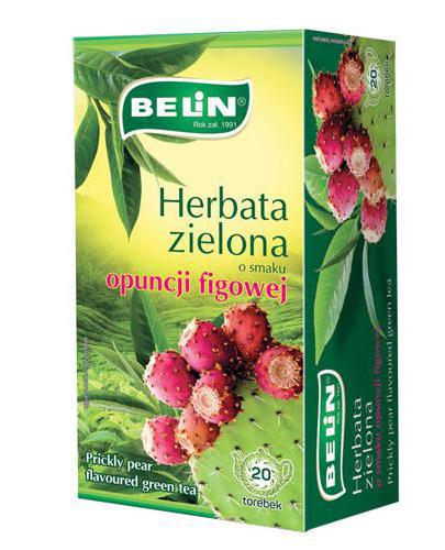 Belin Herbata zielona o smaku opuncji figowej, 20 x 1,75 g zdjęcie