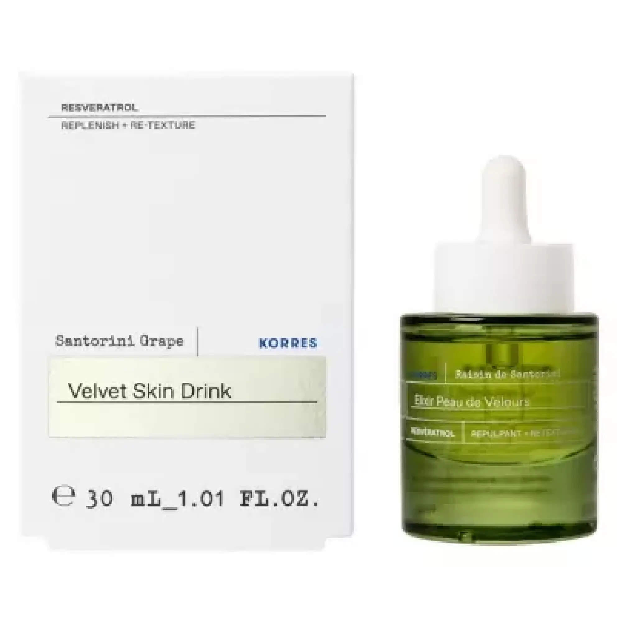 Korres Santorini Grape, serum do twarzy, Velvet Skin Drink, 30 ml zdjęcie