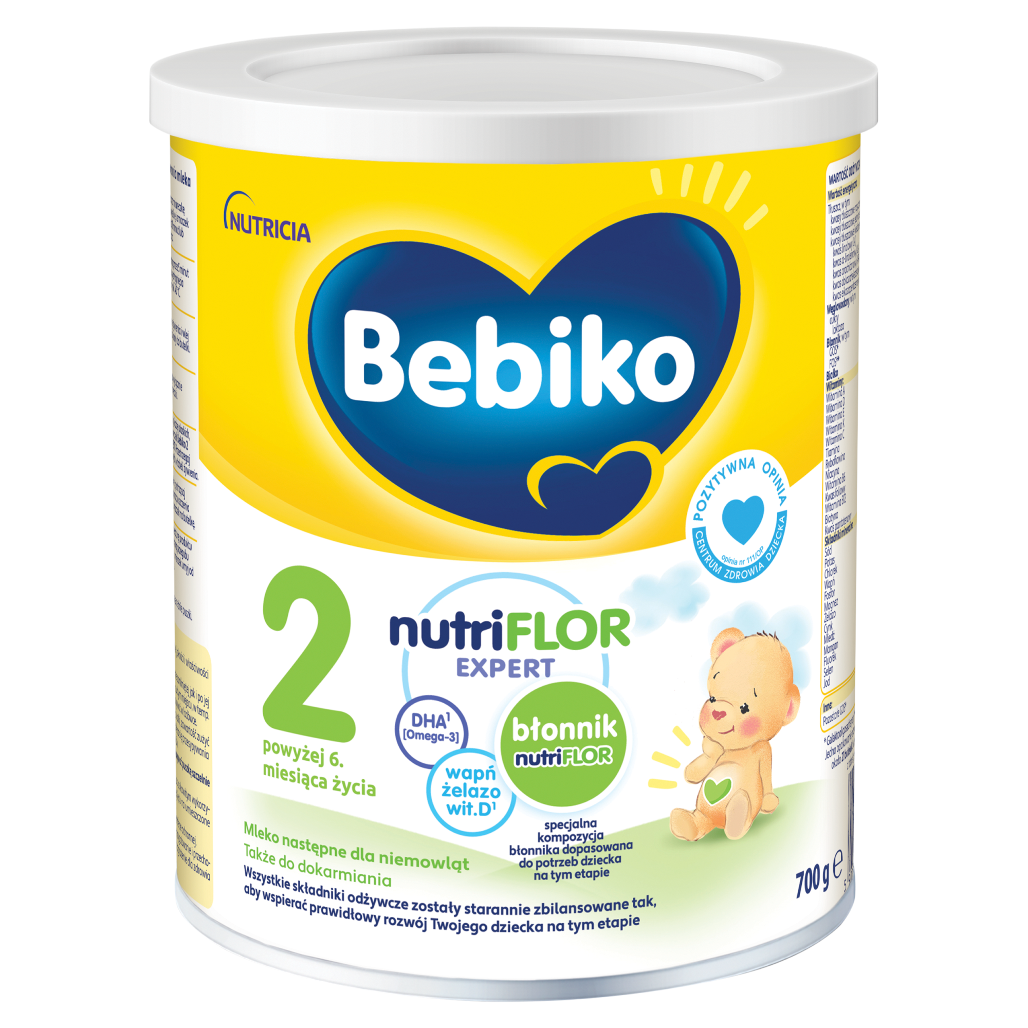 Bebiko 2 Nutriflor Expert, 700 g, Mleko następne po 6. miesiącu zdjęcie