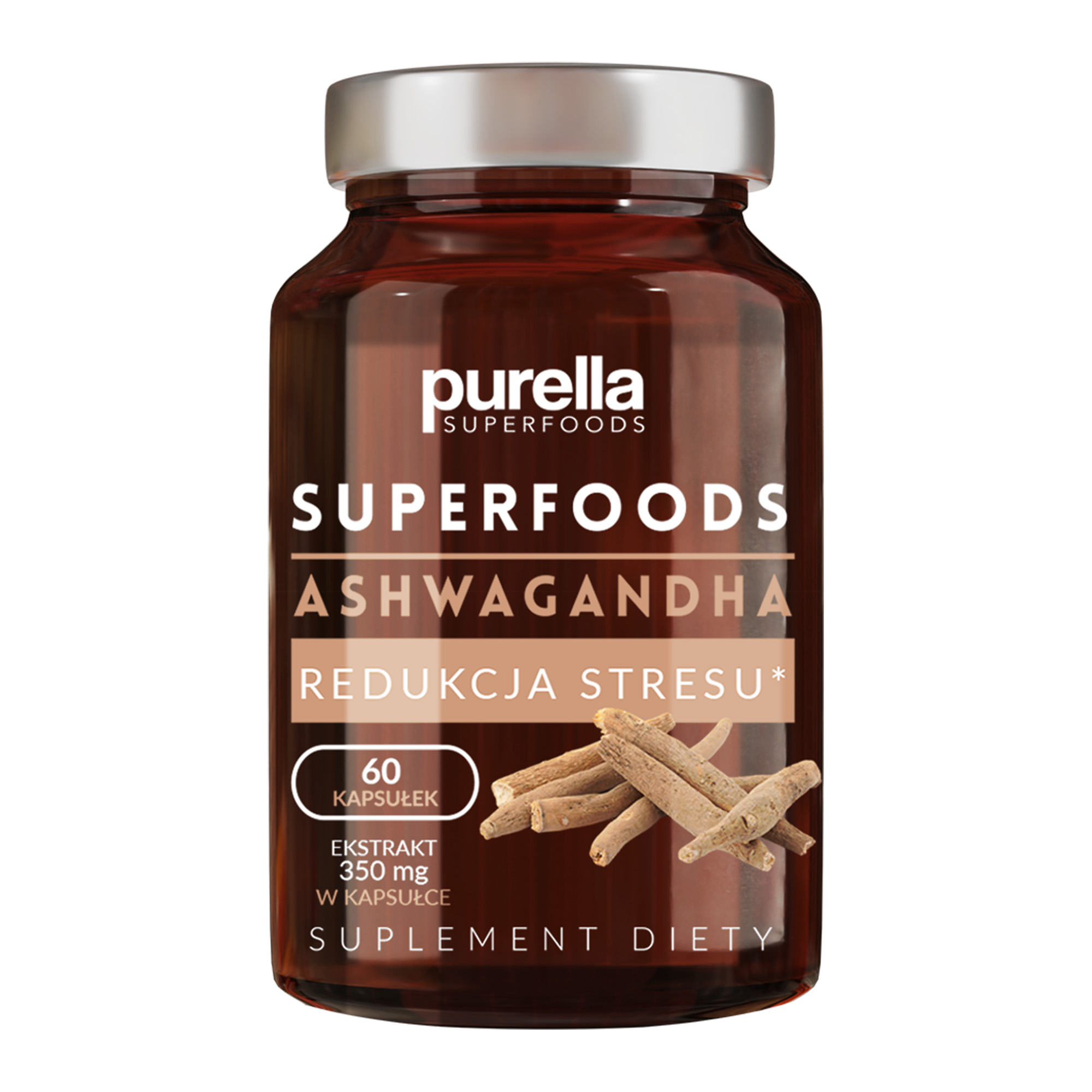 PURELLA Superfoods Ashwagandha, 60 kapsułek zdjęcie