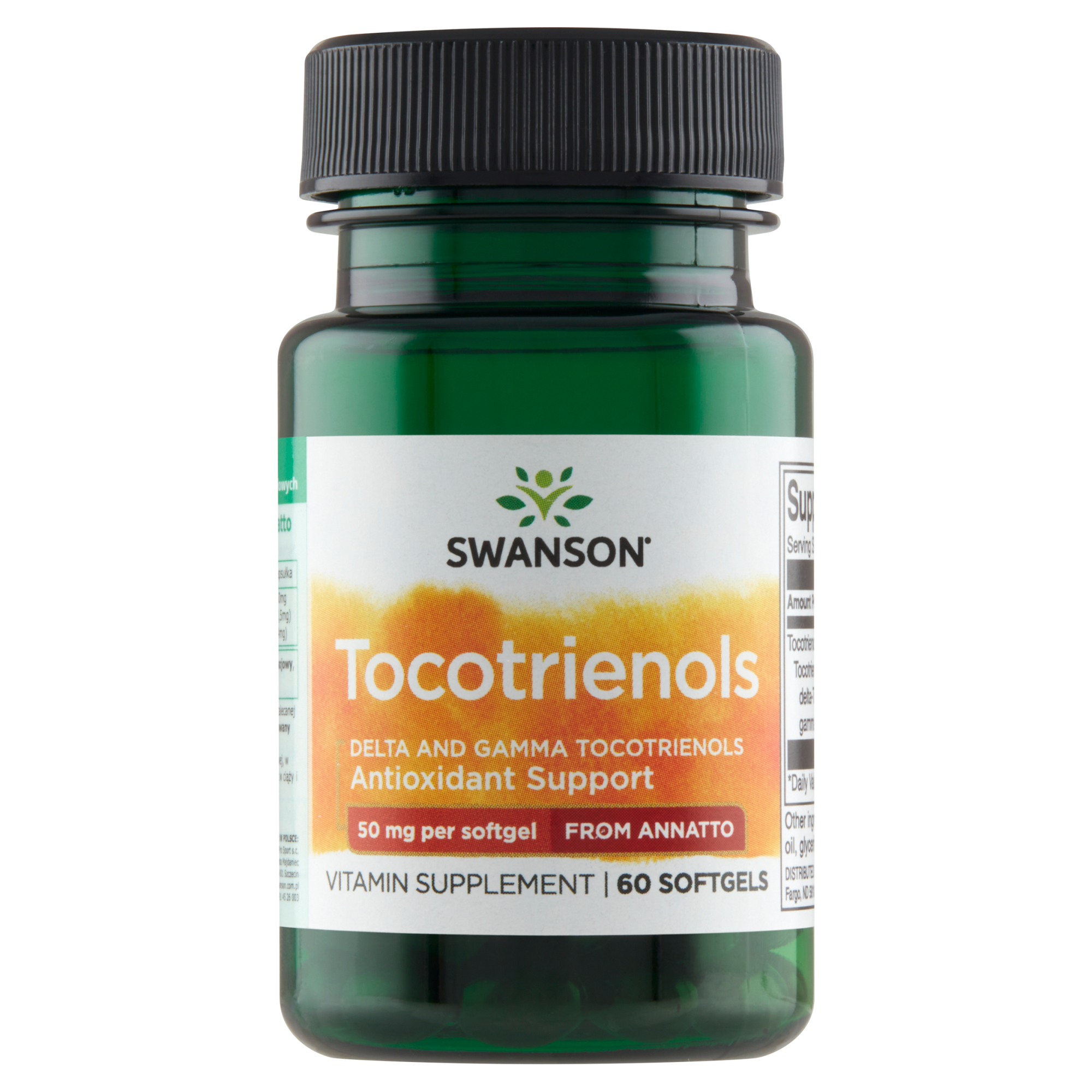 Swanson Tokotrienole DeltaGold z Annatto 50mg 60 kapsułek  zdjęcie