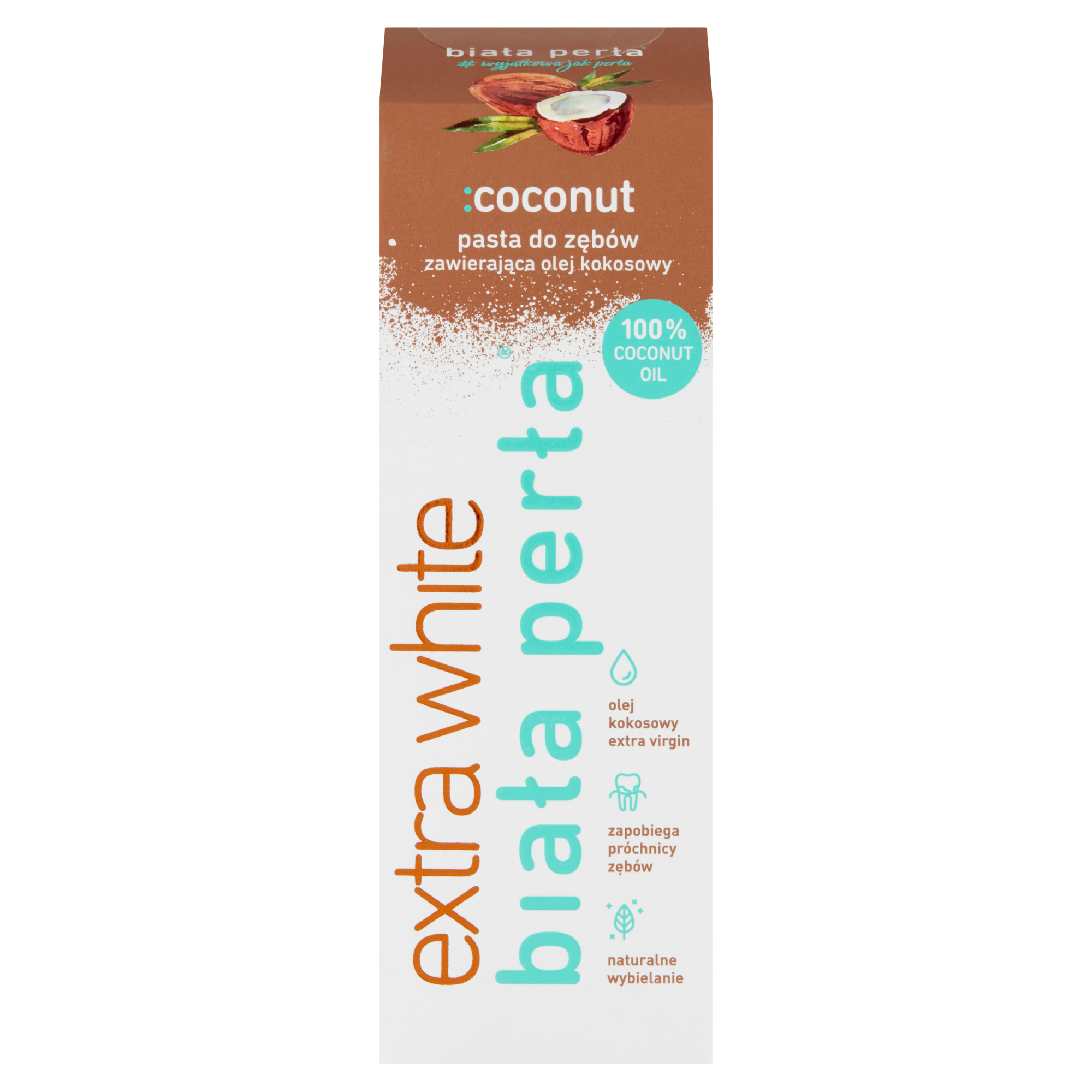 BIAŁA PERŁA EXTRA WHITE Pasta do zębów Coconut, 75 ml  zdjęcie