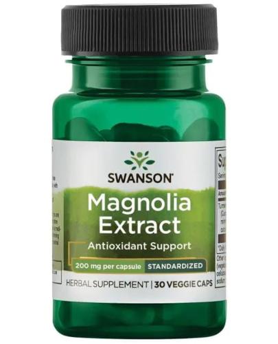 Swanson Magnolia lekarska ekstrakt - 30 kaps. - cena, opinie, właściwości zdjęcie