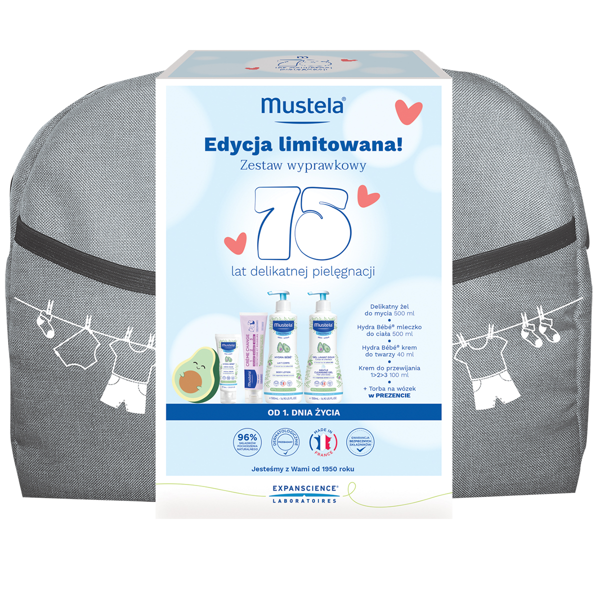 Mustela Zestaw Wyprawkowy Edycja Limitowana 2025, 1 zestaw zdjęcie