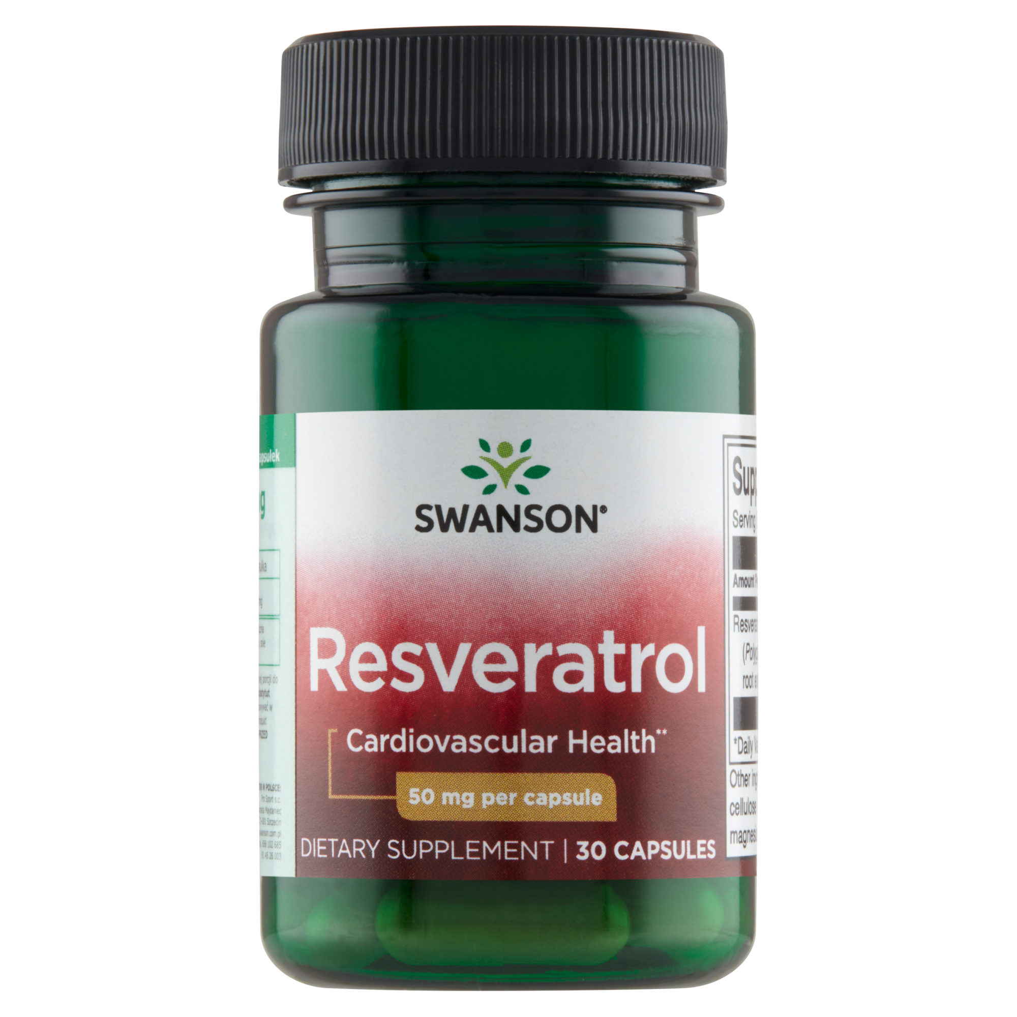 Swanson Resveratrol 50mg 30 kapsułek zdjęcie
