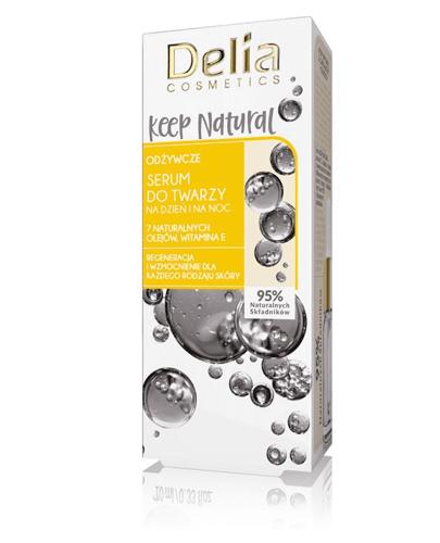 Delia Keep Natural Odżywcze serum do twarzy na dzień i na noc - 10 ml  Do każdego typu skóry - cena, opinie, stosowanie zdjęcie