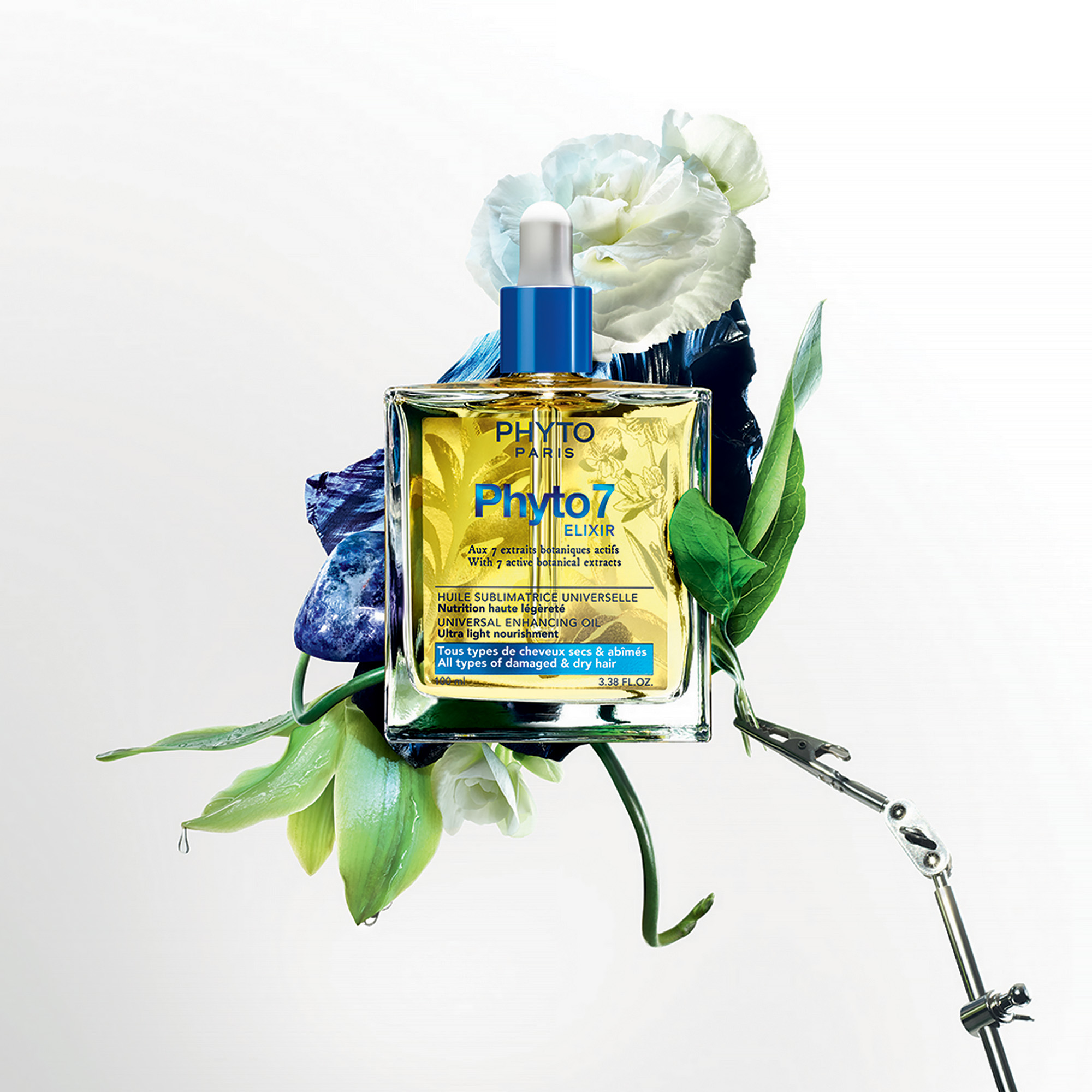 Phyto 7 Elixir, Nawilżający olejek wzmacniający, 100 ml