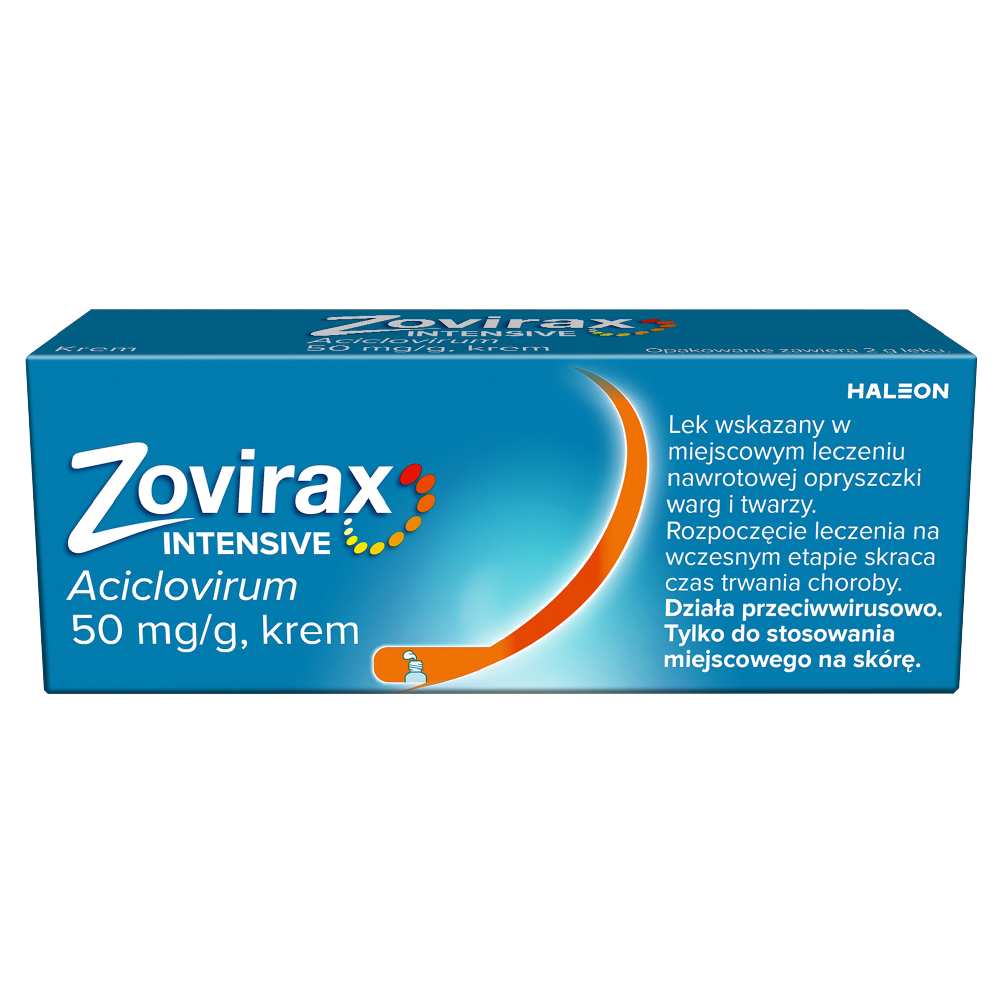 Zovirax Intensive 50 mg/g krem 2 g