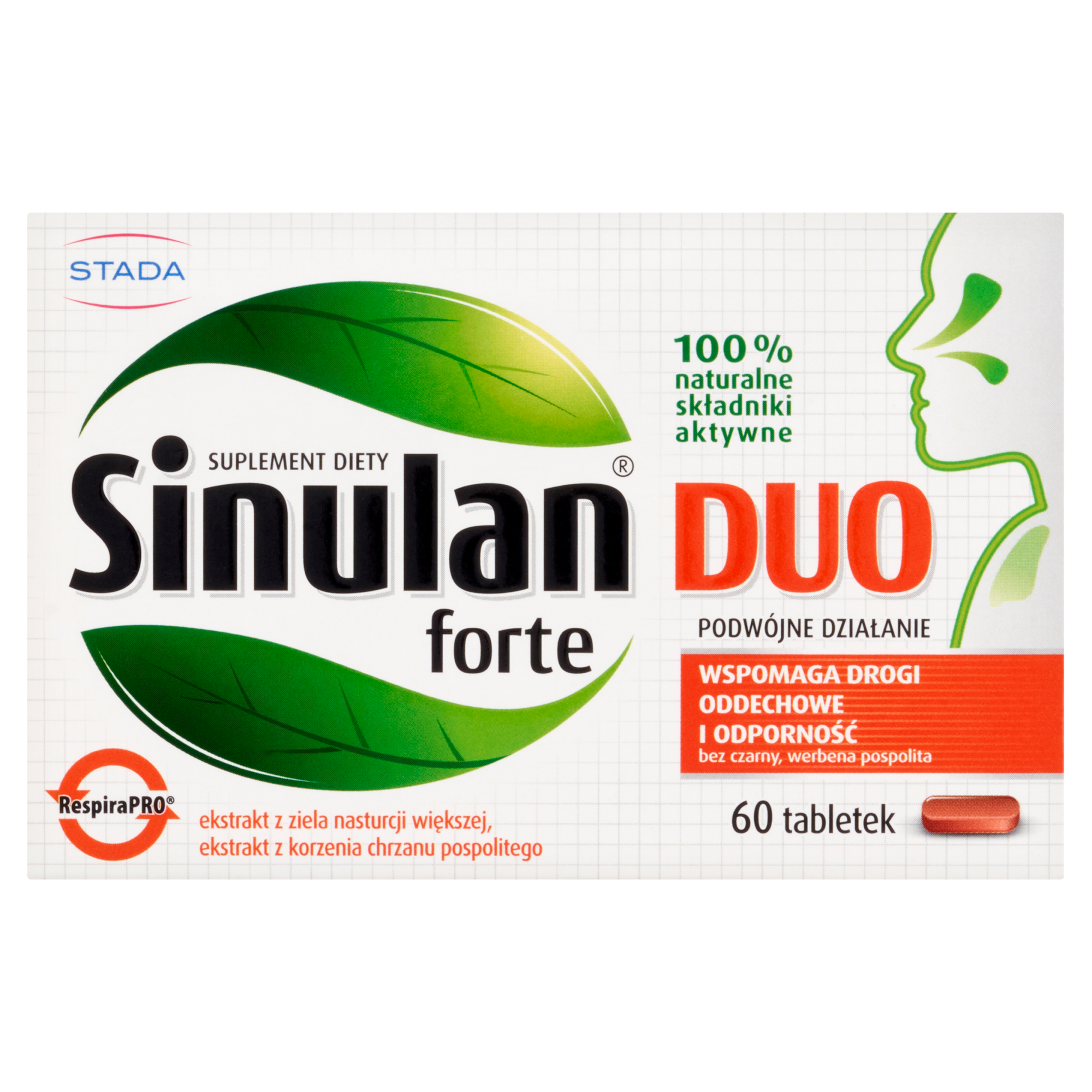 Sinulan Duo Forte, tabletki powlekane, 60 sztuk zdjęcie