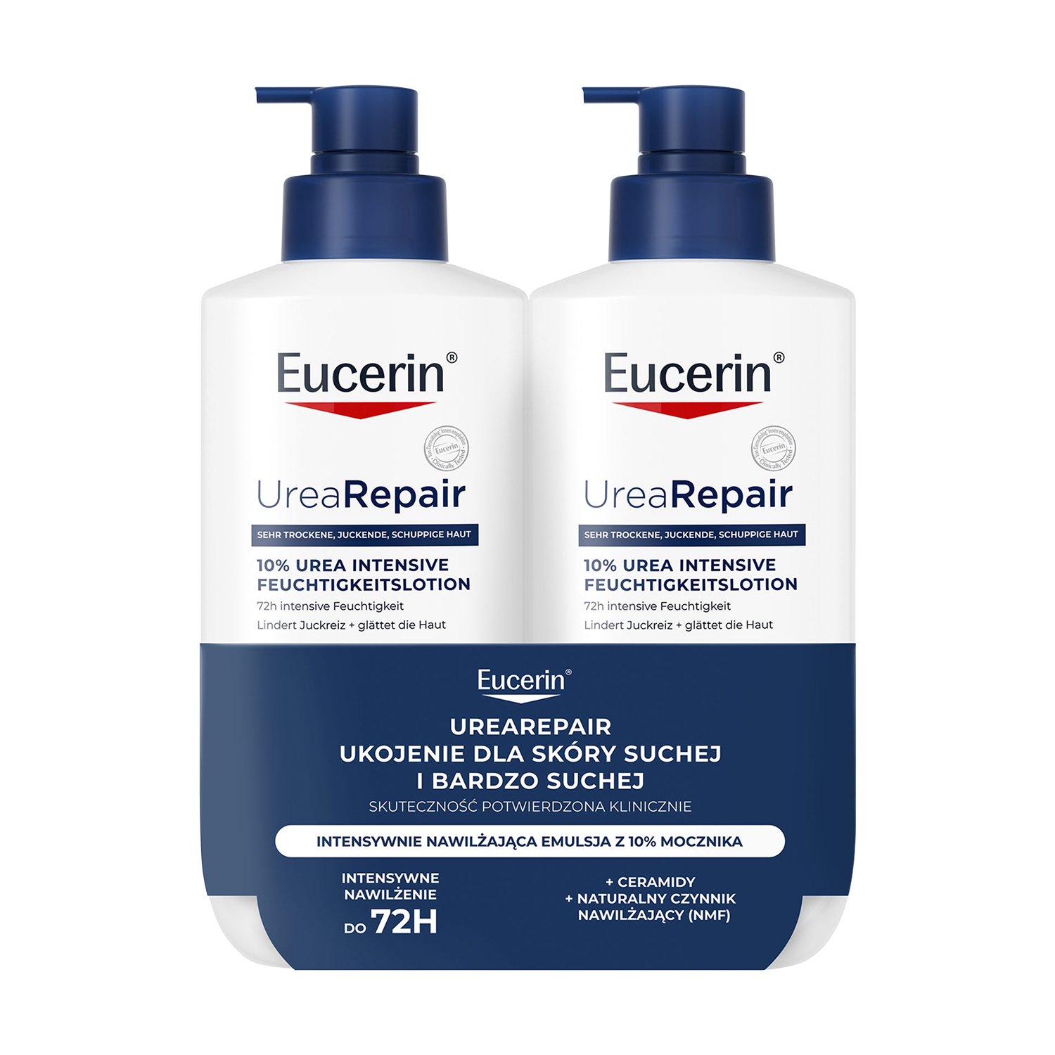 Eucerin UreaRepair Emulsja z 10% Mocznikiem, 2 x 400 ml zdjęcie