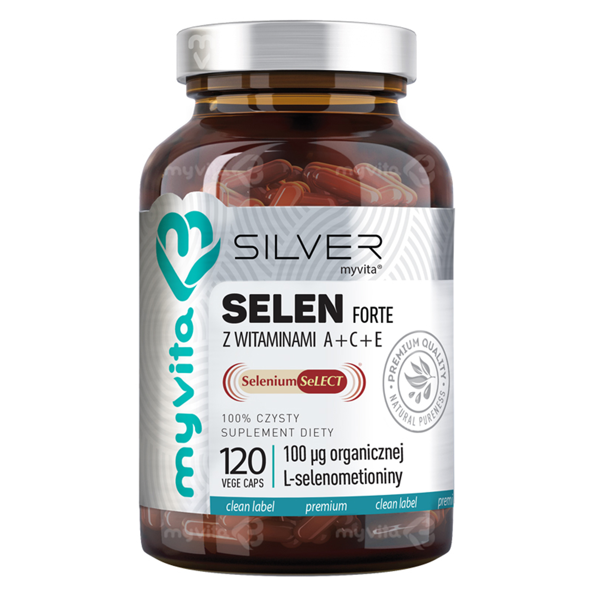 MYVITA SILVER Selen FORTE - 120 kaps. zdjęcie