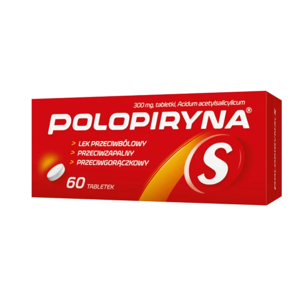 Polopiryna S 300 mg, 60 tabletek zdjęcie