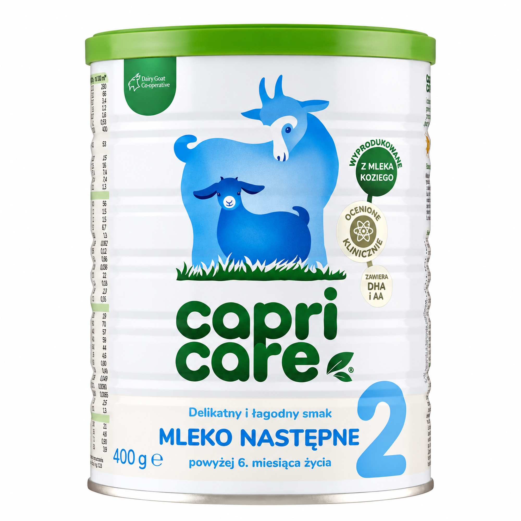 Capricare 2 Mleko następne oparte na mleku kozim, od 6. miesiąca życia, 400 g zdjęcie
