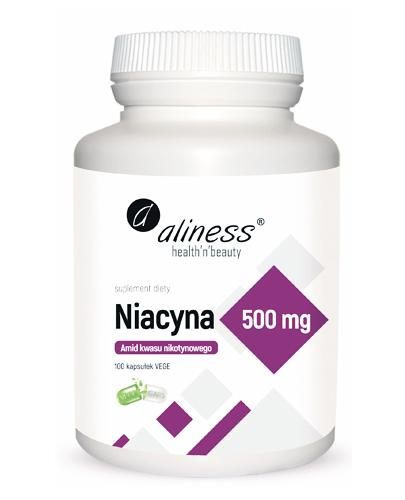 Aliness Niacyna 500 mg 100 kapsułek zdjęcie