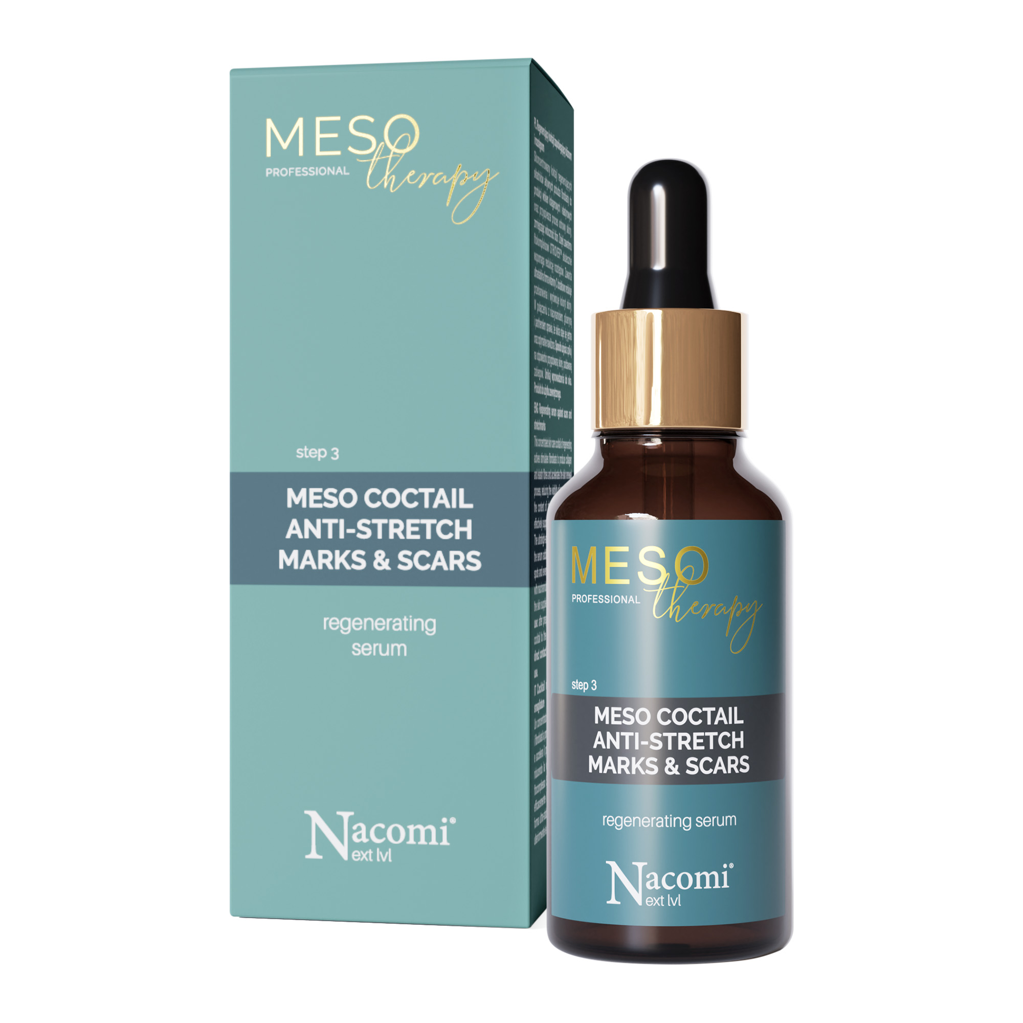 Nacomi Next Level Dermo Regenerujący koktajl zapobiegający bliznom i rozstępom, 30 ml