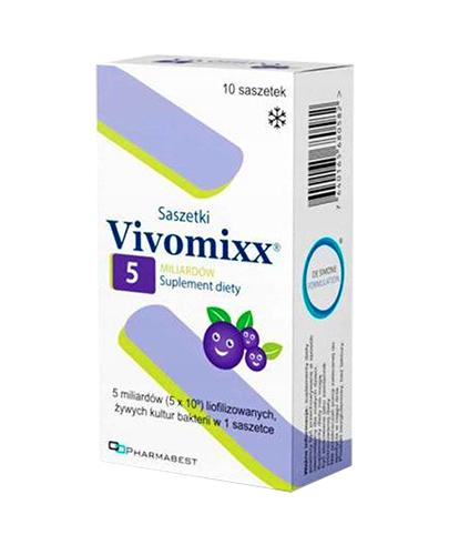 Vivomixx 5 mld o smaku borówkowym 10 saszetek zdjęcie