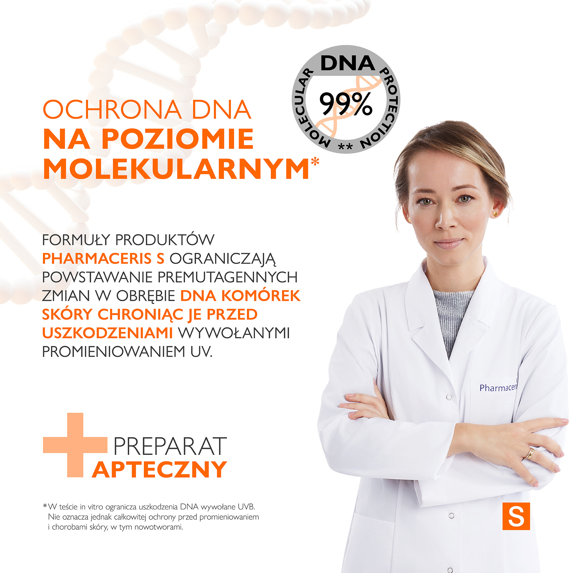 Pharmaceris S Sensi Protect codzienna emulsja ochronna z kwasem hialuronowym do twarzy i okolic oczu SPF 50+ 50 ml