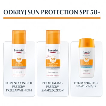 Eucerin Sun Oil Control SPF 50+ Dry Skin, żel-krem ochronny ultralekki, 50 ml