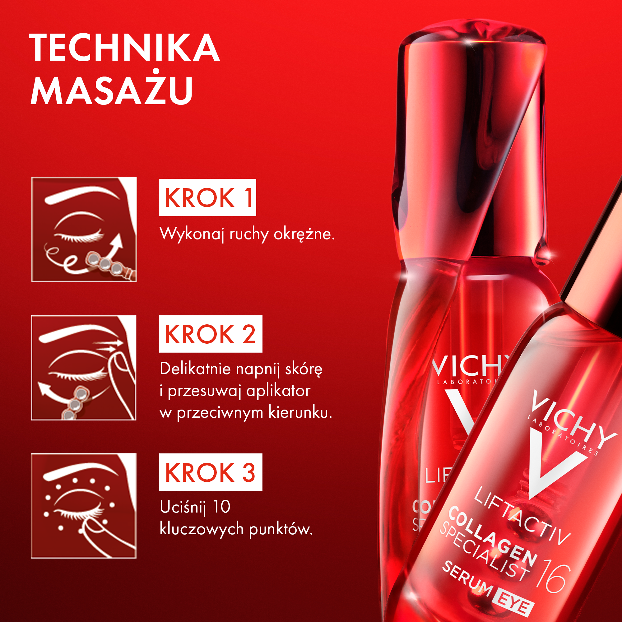 Vichy Liftactiv Collagen Specialist, serum pod oczy, 15 ml