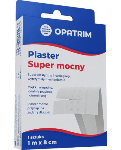 Opatrim Plaster super mocny 1 m x 8 cm, 1 sztuka zdjęcie