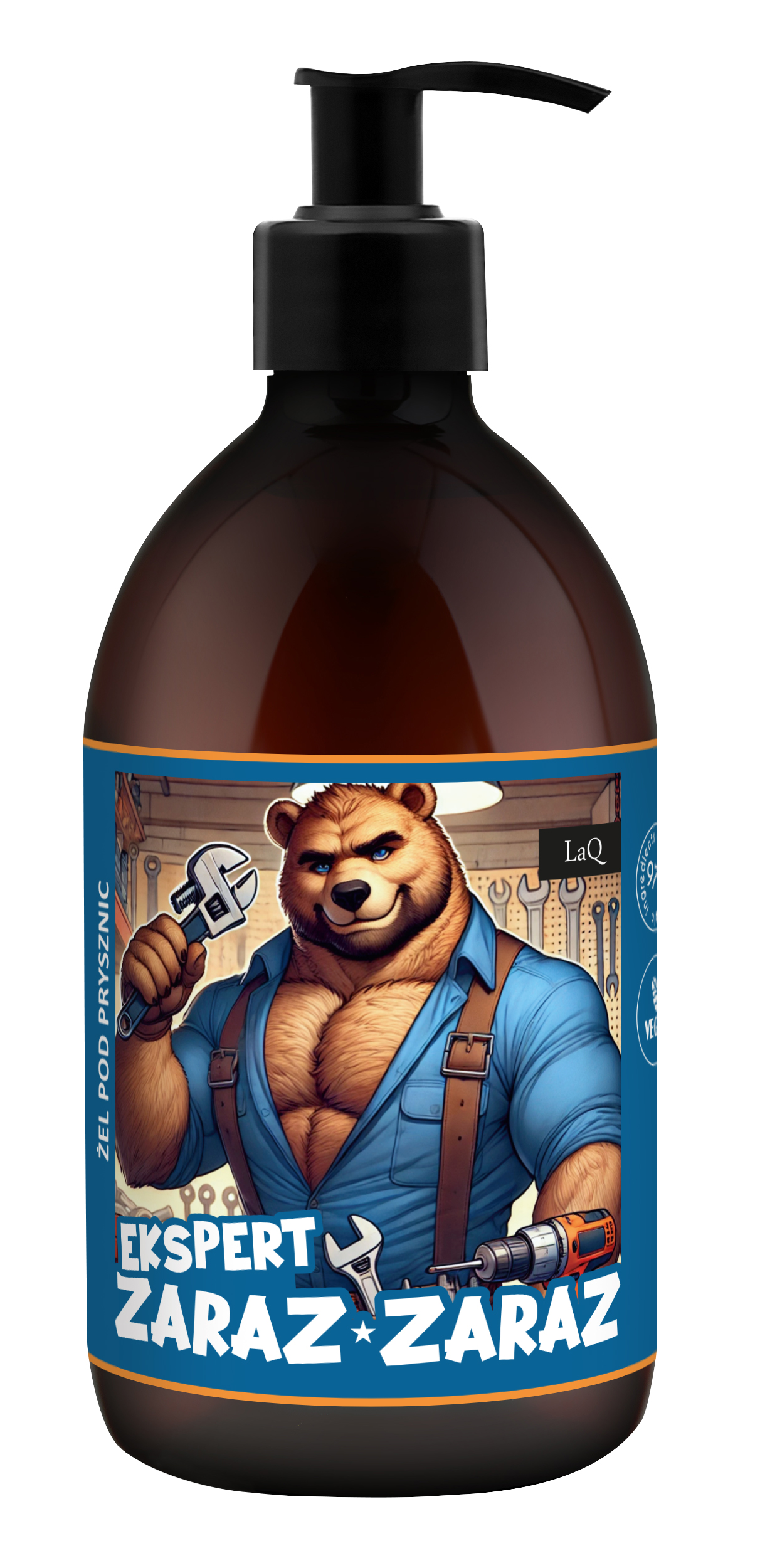 LaQ, żel pod prysznic Ekspert od zaraz, 500 ml zdjęcie