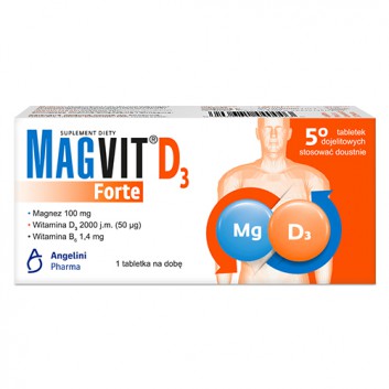 Magvit Forte D3 50 tabletek dojelitowych