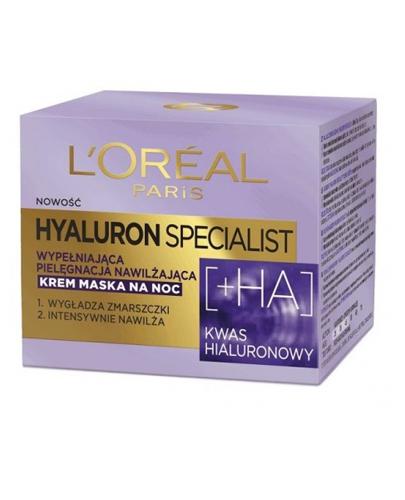 L'oreal Paris Hyaluron Specialist Wypełniająca pielęgnacja nawilżająca krem na noc, 50 ml  zdjęcie