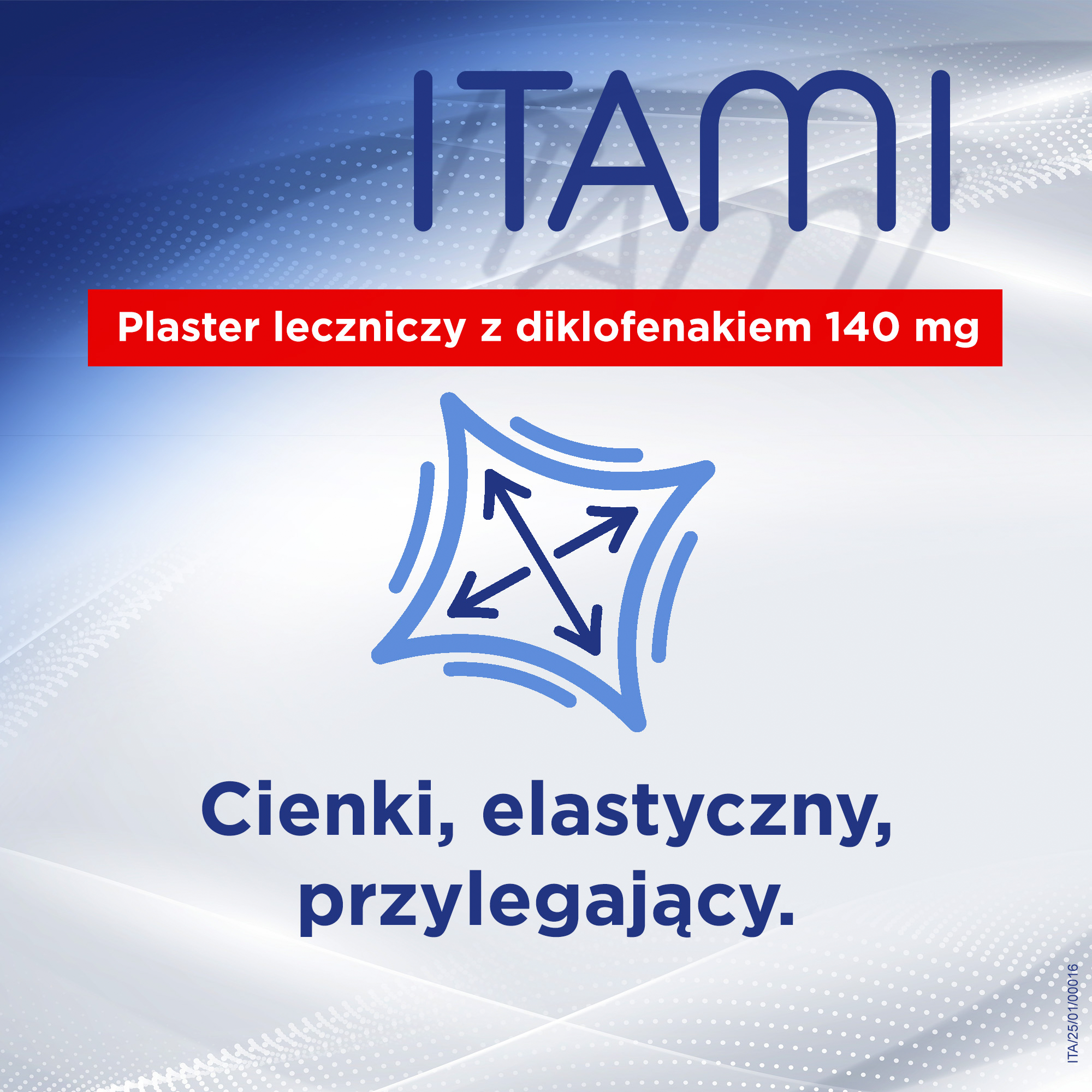 Itami plaster leczniczy 140 mg 10 sztuk