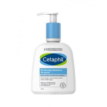 Cetaphil EM, emulsja micelarna do mycia, z pompką, 236 ml