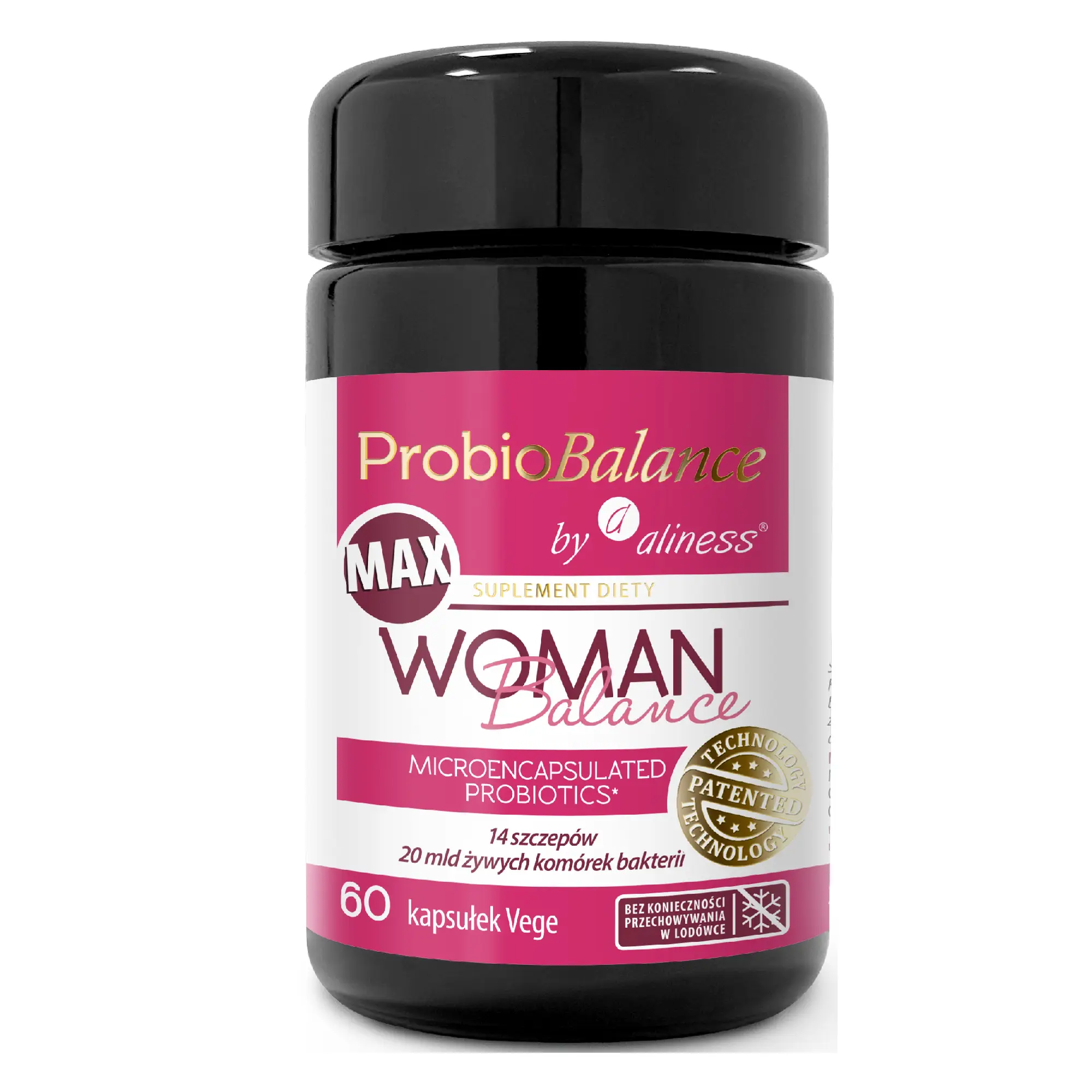 ProbioBalance, Woman Balance Max 20 mld., kapsułki vege, 60 sztuk  zdjęcie