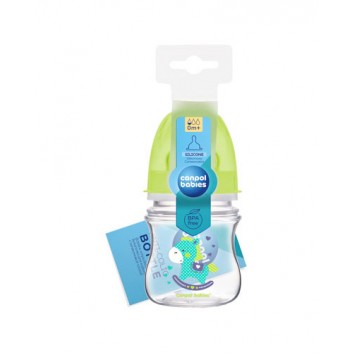 Canpol Babies EasyStart butelka szerokootworowa antykolkowa kolorowe zwierzęta 120 ml [35/205]