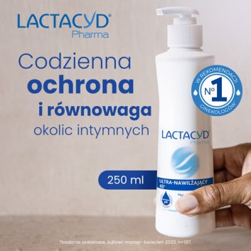 LACTACYD PHARMA ULTRA-NAWILŻAJĄCY 40+, płyn do higieny intymnej, 250 ml