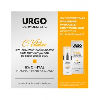 Urgo Dermoestetic C-Vitalize rewitalizująco-rozświetlający krem do skóry wokół oczu 15 ml