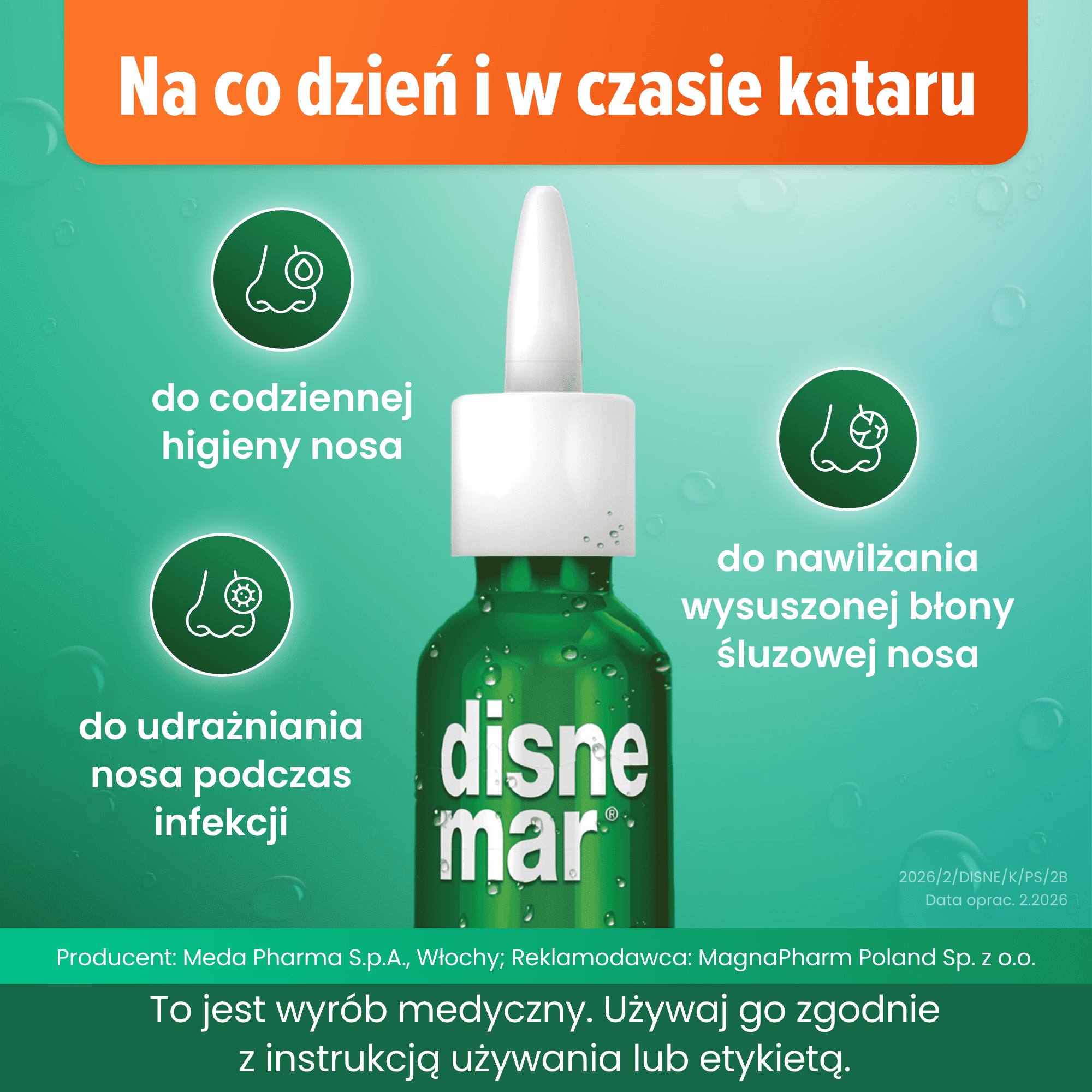 Disnemar aerozol do nosa dla dorosłych 25 ml