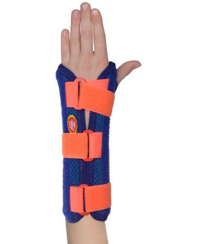 Pani Teresa Medica Young Orteza nadgarstka z ujęciem kciuka dla dzieci Niebieski 11-14 cm, 1 sztuka [PT 0337] zdjęcie