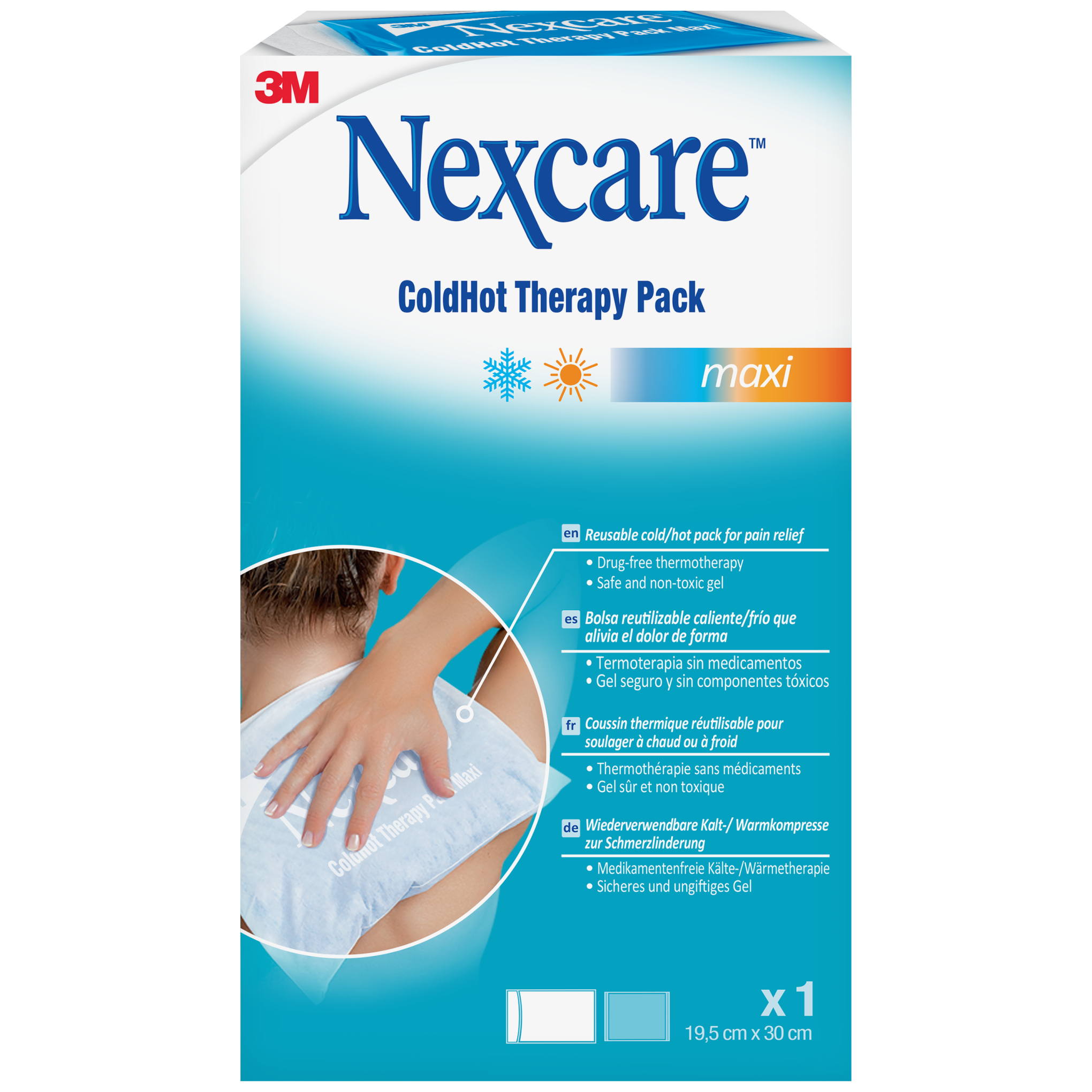 Nexcare ColdHot Maxi Pack zimno-ciepły okład 19,5cm x 30cm 1 sztuka zdjęcie